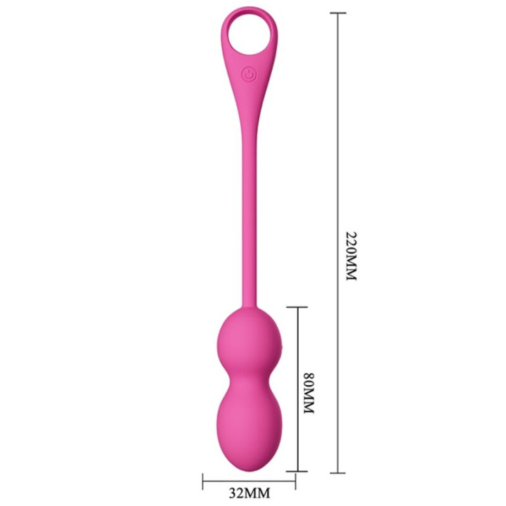 Pretty Love - Elvira Pink Wiederaufladbare Vibrierblle