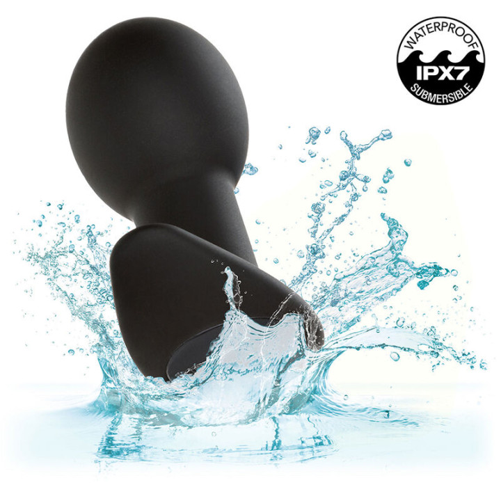 Calexotics - Rock Bottom Plug Anal 10 Vibraciones Silicona Negro