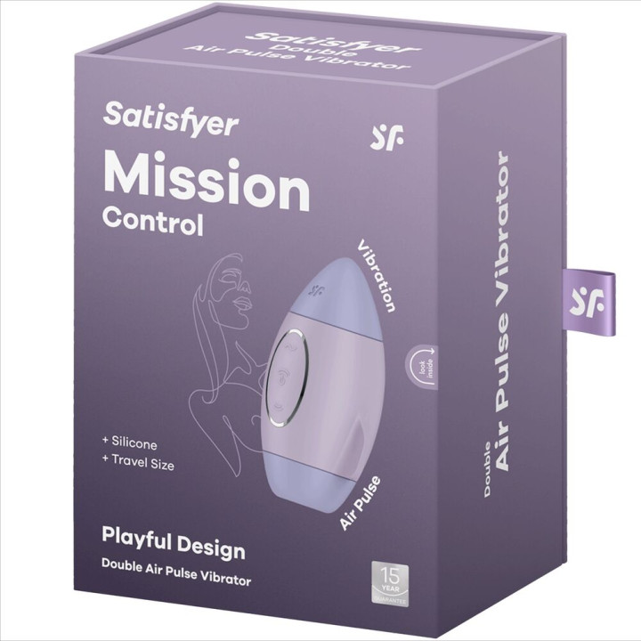 Satisfyer - Mission Control Flieder Kleiner Doppelimpuls Vibrator