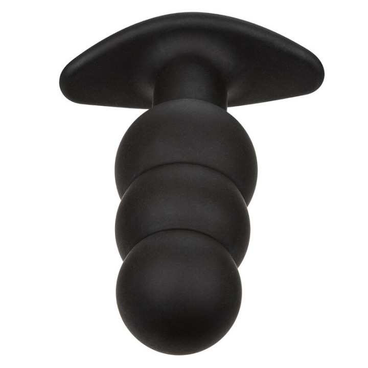 Calexotics - Rock Bottom Plug Anal Com Esferas 10 Vibrações Silicone Preto