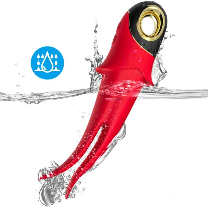 Armony - Vibrateur Shadow Double Tête Teasing Rouge