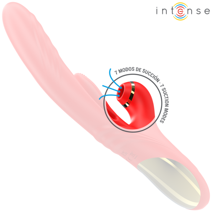 Intense - Karol Multifunktionsvibrator Stoss & Stimulation & Stimulierende Wellen Rot