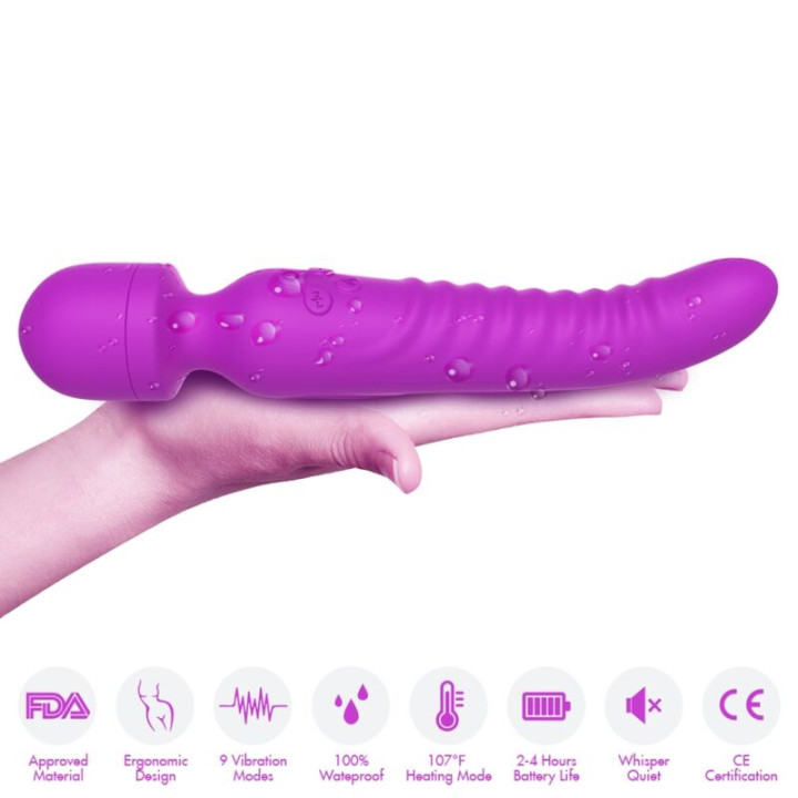 Armony - Massager Mission e Vibrador Efeito de Calor Roxo