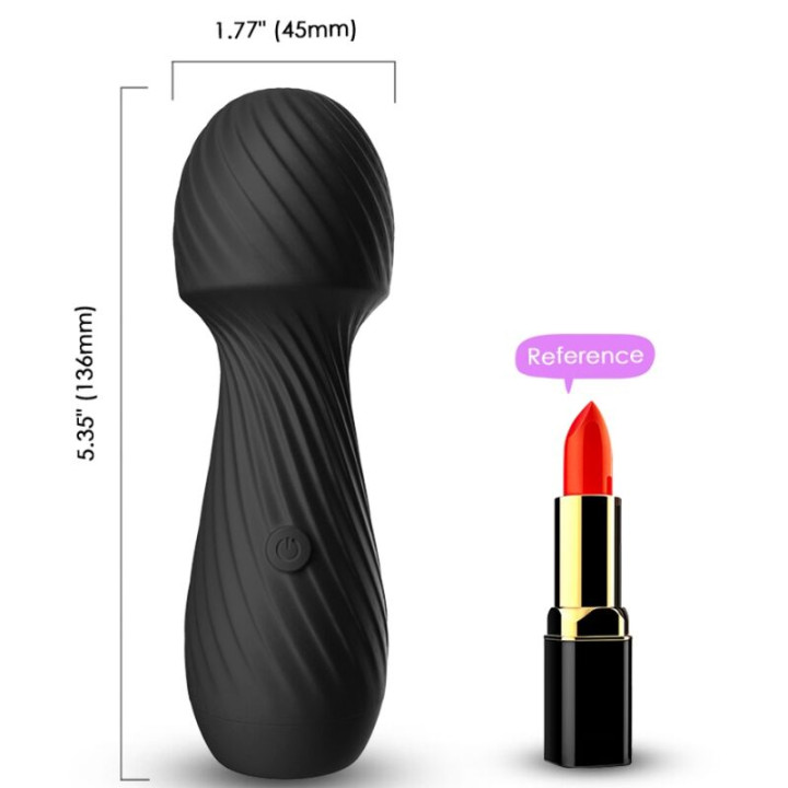 Armony - Dazzle Massager e Vibrador Pequeno Preto