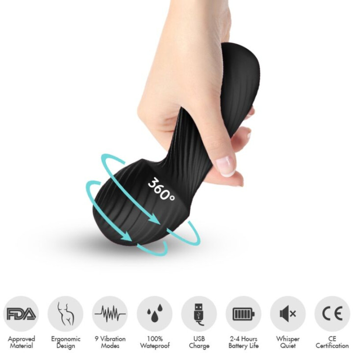 Armony - Dazzle Massager & Vibrateur Petit Noir