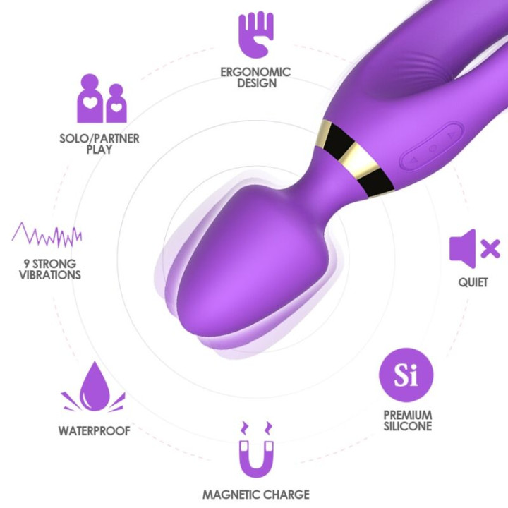 Armony - Massager e Vibrador Coelho Roxo