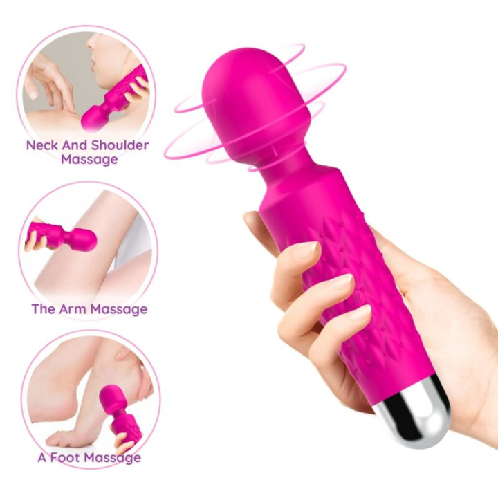 Armony - Postman Massager & Vibrator Super Flexibler Kopf Fuchsia