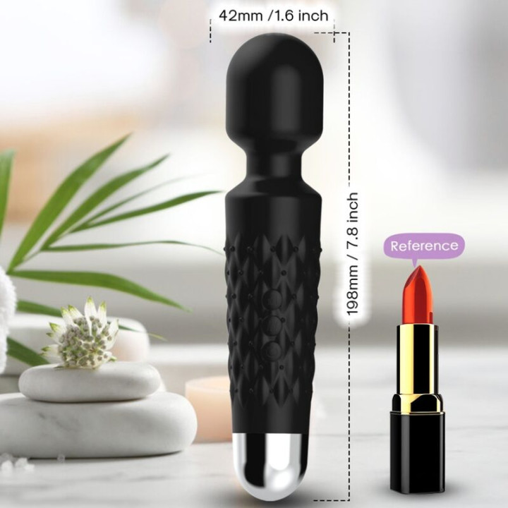 Armony - Massager e Vibrador Postman Cabeça Super Flexível Preta