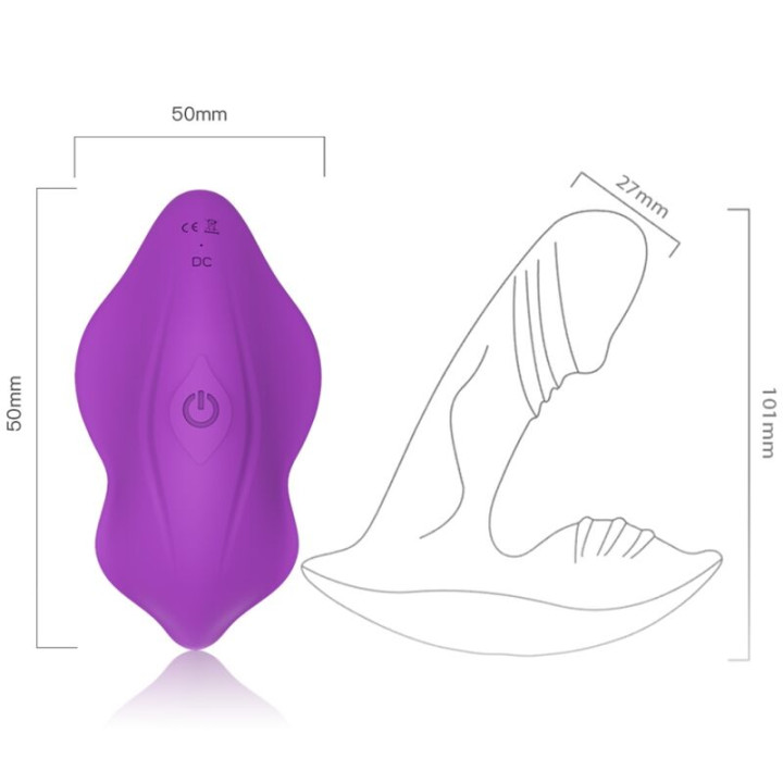Armony - Whistle Vibrator Introducible Fernbedienung Lila