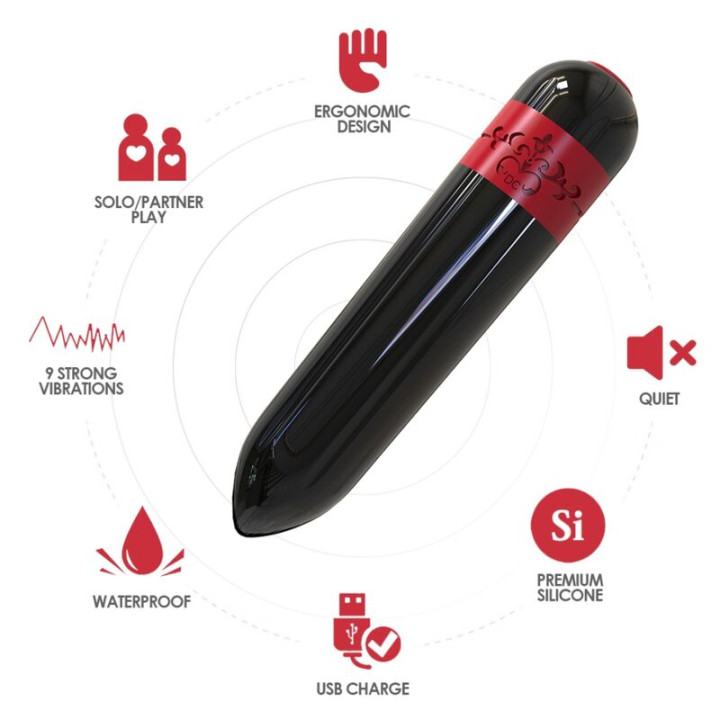 Armony - Rocket Vibrator Bullet Fernbedienung Schwarz
