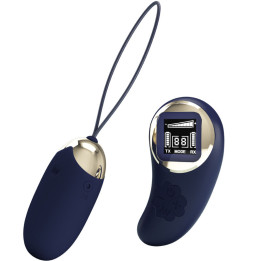 Pretty Love - Mina Vibrierendes ei Mit Fernbedienung Blau