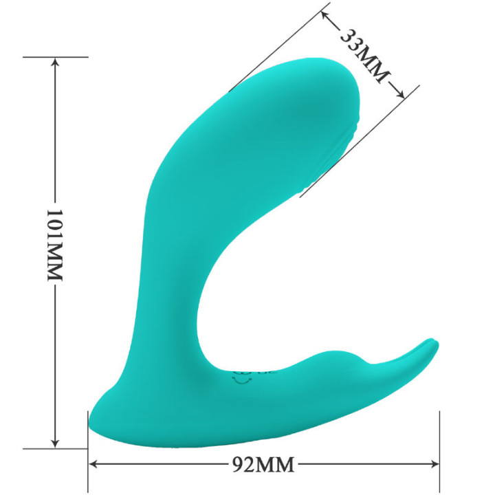 Pretty Love - Idabelle Vibration & Pulsation Control Remoto Azul