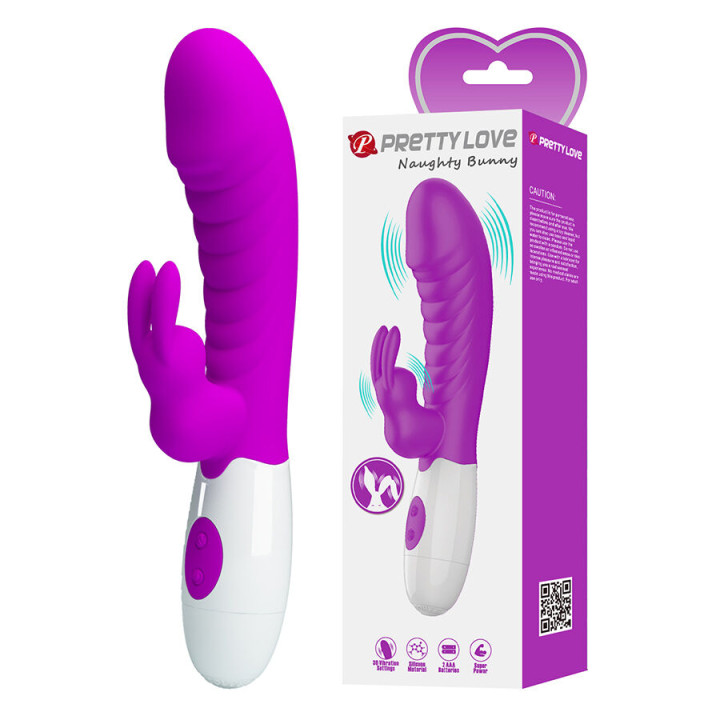 Pretty Love - Naughty Bunny Lila Vibrator