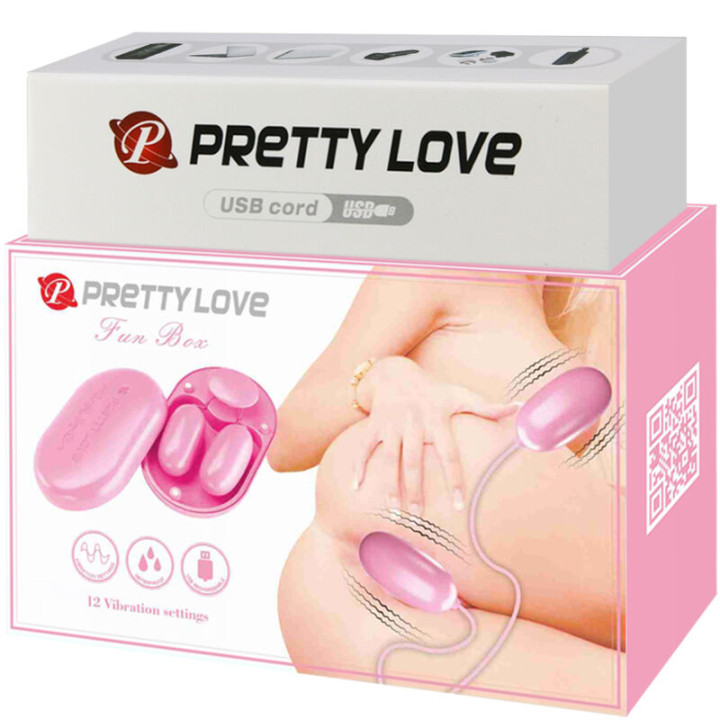 Pretty Love - Fun Box Rosa Vibrierende Kugel