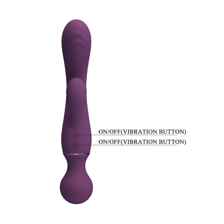 Pretty Love - Vibrateur Point g Violet Polyvalent