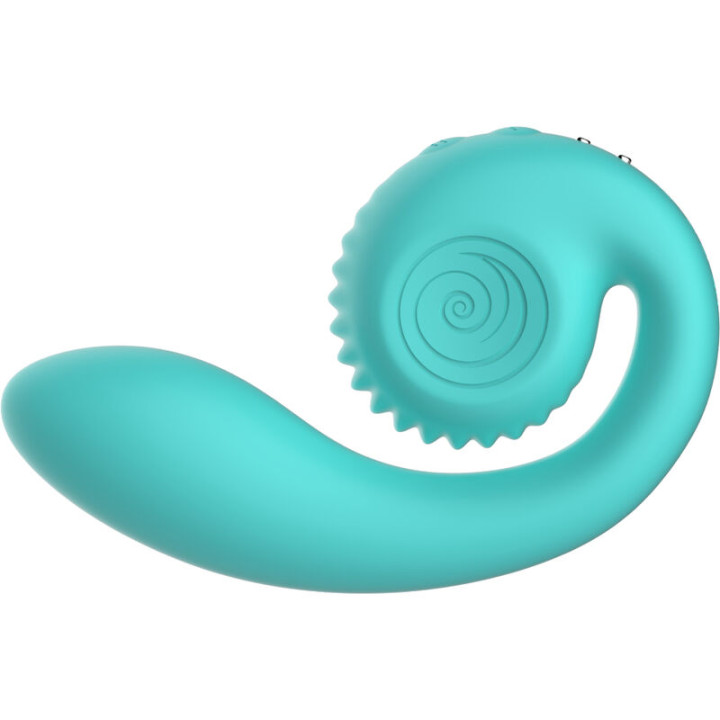 Snail Vibe - Gizi Dual Stimulator Turkusowy