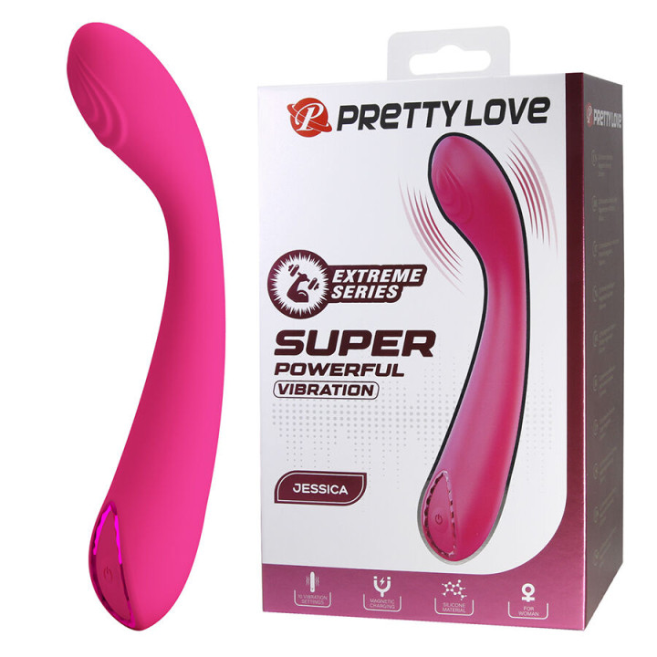 Pretty Love - Jessica Vibrador de Alta Potencia Rosa