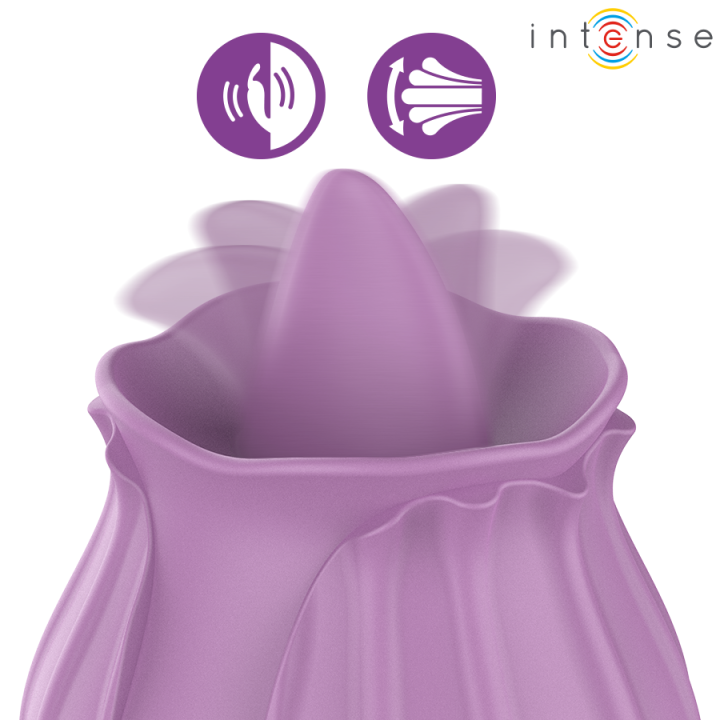 Intense - Azalea Flor Estimulador Lengua Base Magnética