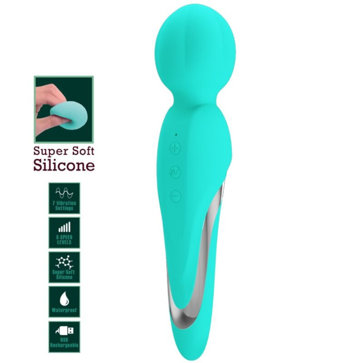 Pretty Love - Walter Vibrator Stab Aqua Grün