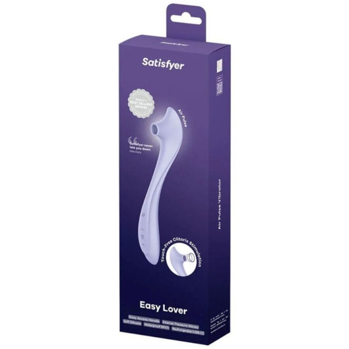 Satisfyer - Easy Lover Vibrator & Air Pulse Stimulator