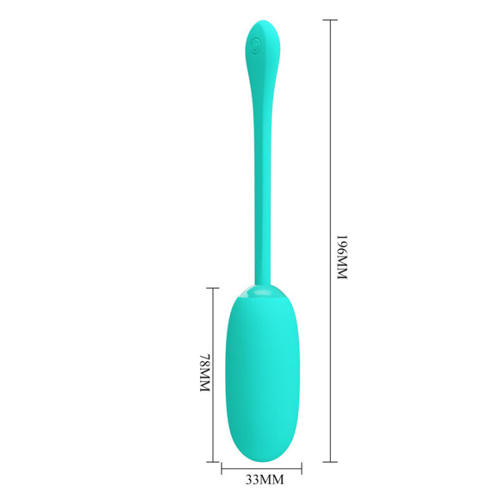 Pretty Love - Julius Oeuf Vibrant Imperméable-Rechargeable Aqua Vert