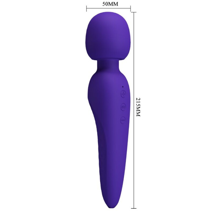 Pretty Love - Maredith Massager 12 Modos de Vibrao Roxo