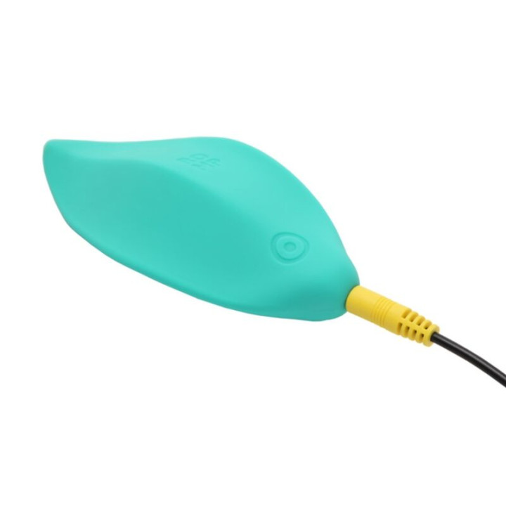 Romp - Wave Vibrator Clitoral Stimulator Ergonomic Shape Aqua Green