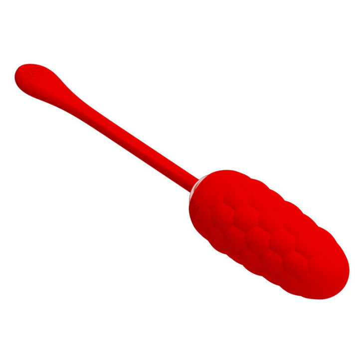 Pretty Love - Oeuf Vibrant Texture Marine Rechargeable Rouge
