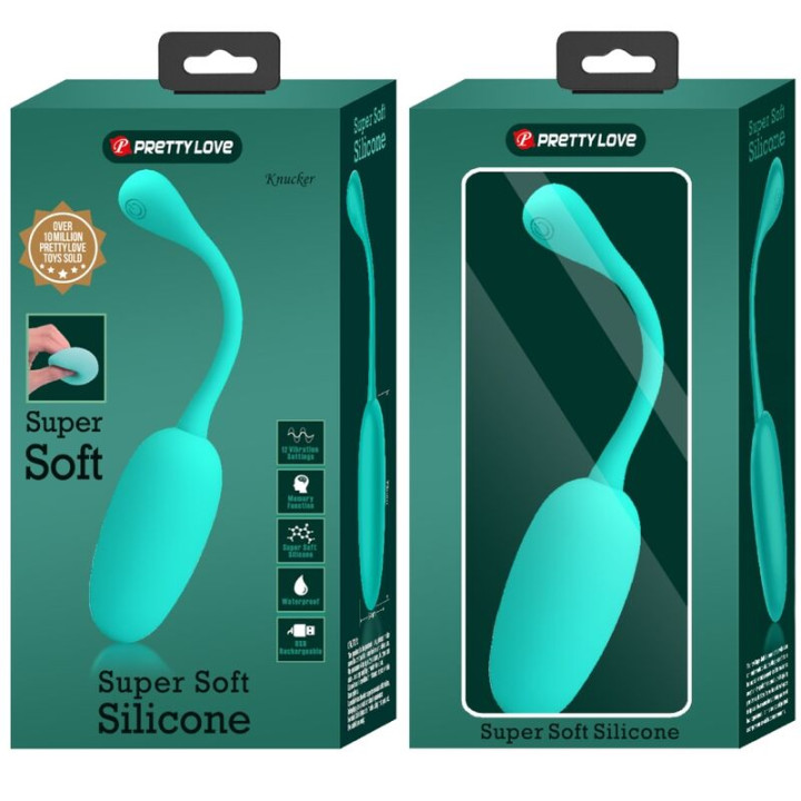 Pretty Love - Oeuf Vibrant Rechargeable Knucker Vert Deau