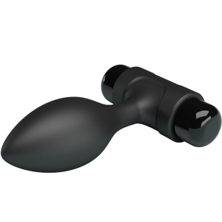 Pretty Love - Vibra Butt 10 Vibrations Anal Plug Black