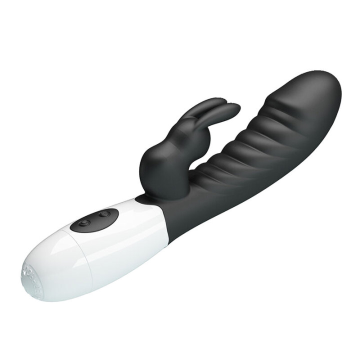 Pretty Love - Naughty Bunny 30 Function Rabbit Vibrator Black