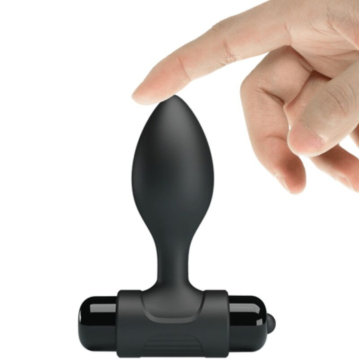 Pretty Love - Vibra Butt 10 Vibrations Plug Anal Noir