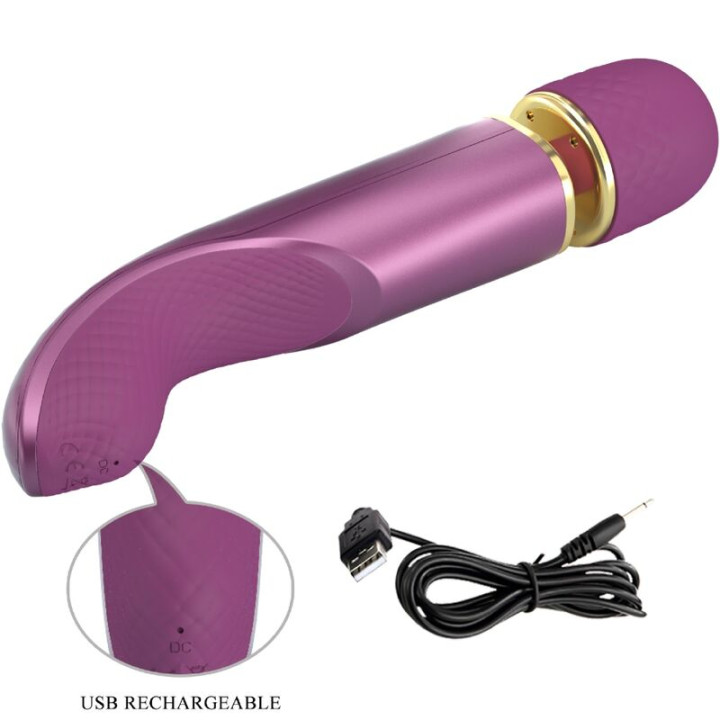 Pretty Love - Massager 7 Modos de Vibrao Roxo