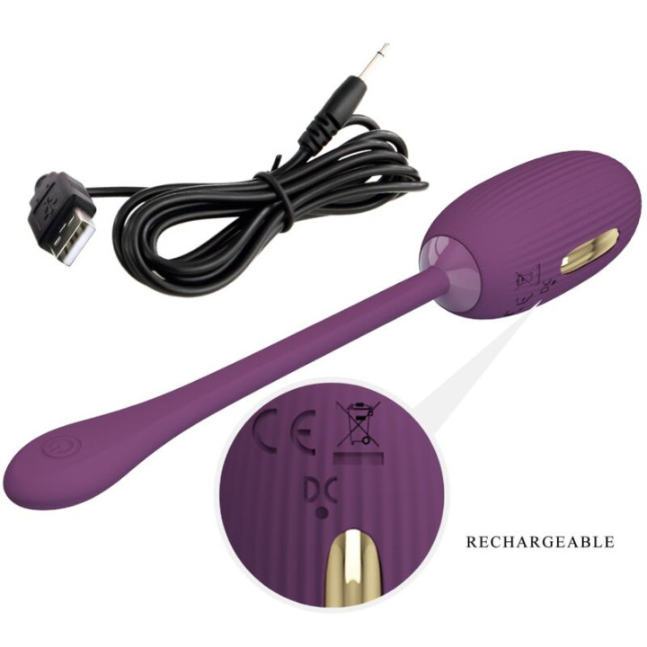 Pretty Love - Doreen Ovo Vibratório Recarregvel Roxo