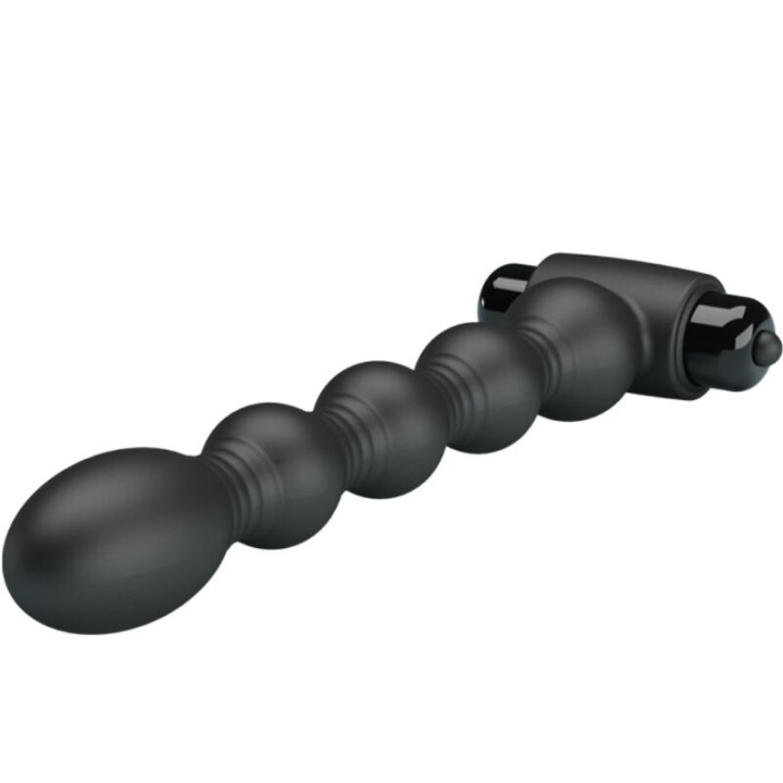 Pretty Love - Lynn Silicone Anal Plug 10 Vibrations Black