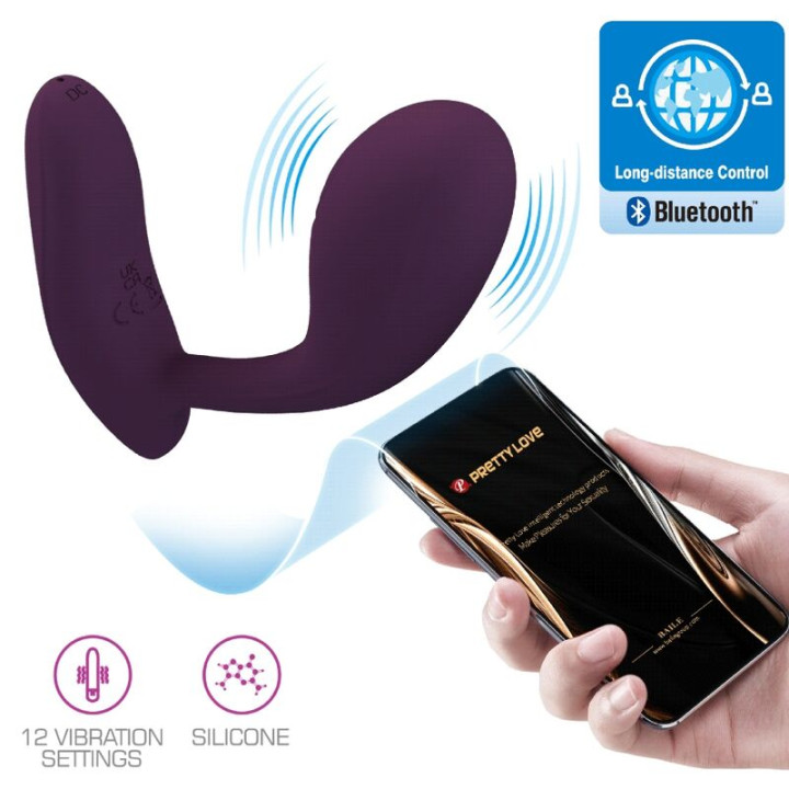 Pretty Love - Baird Application Lila Rechargeable g-Spot 12 Vibrations