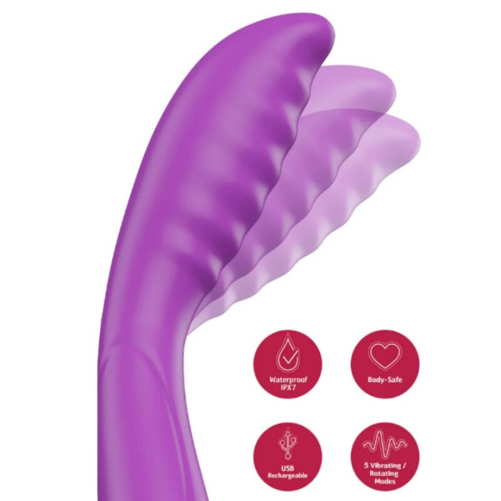 She.e.o - Vibrador Tapping Punto g Morado