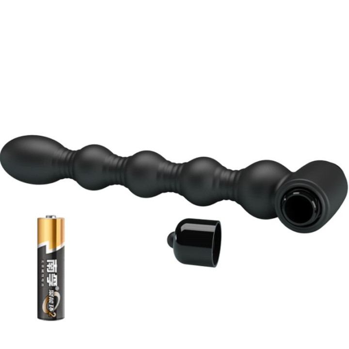 Pretty Love - Plug Anal Lynn Silicone 10 Vibrations Noir