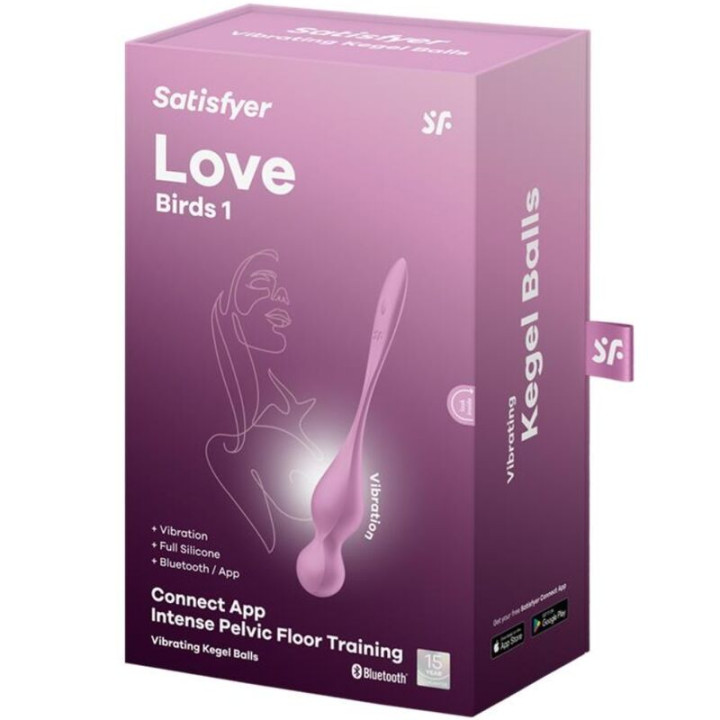 Satisfyer - Bolas de Kegel Vibrantes Love Birds Rosa
