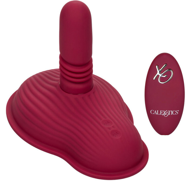 Calexotics - Rider Masajeador Doble Motor Control Remoto Rojo