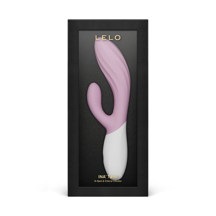 Lelo - Ina Twist Vibrador Duplo Coelho Para Ponto g e Clitóris Rosa