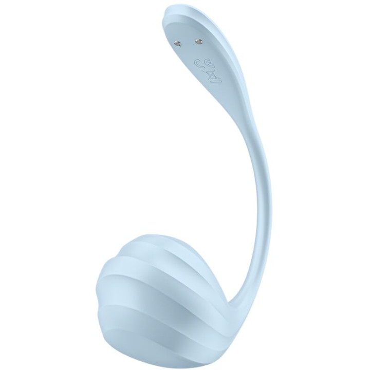 Satisfyer - Application Gratuite Stimulateur de Point g Pétale Lisse Bleu Ciel