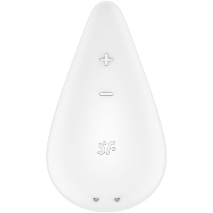 Satisfyer - Vibratore Goccia di Rugiada Lay-on Bianco