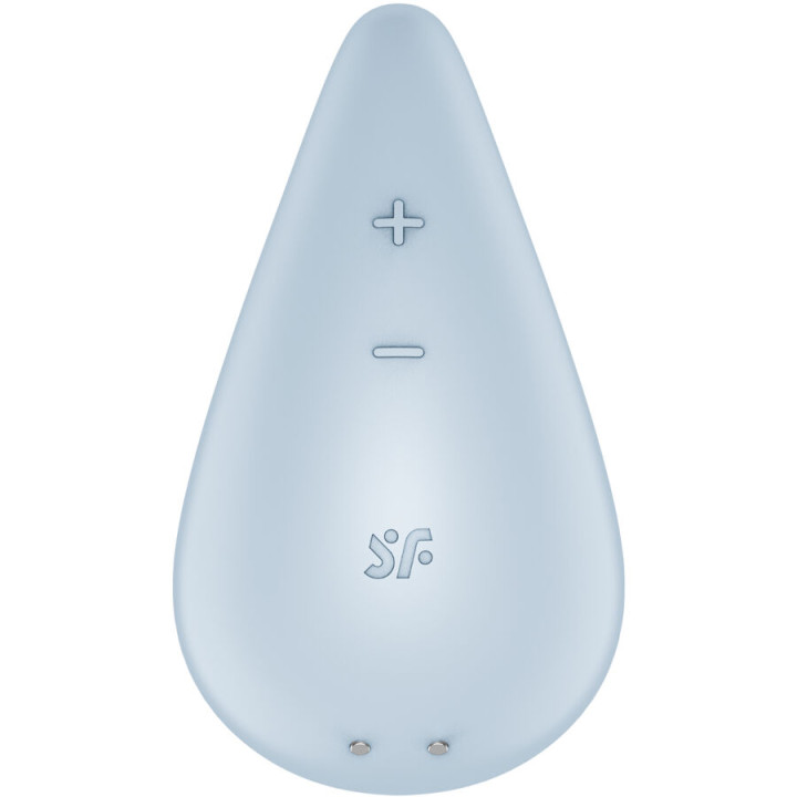 Satisfyer - Vibratore Goccia di Rugiada Lay-on Blu