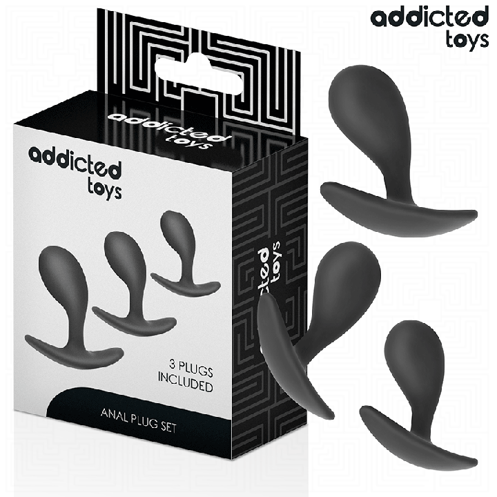 Addicted Toys - Set di 3 Tappi Anali Modello 3