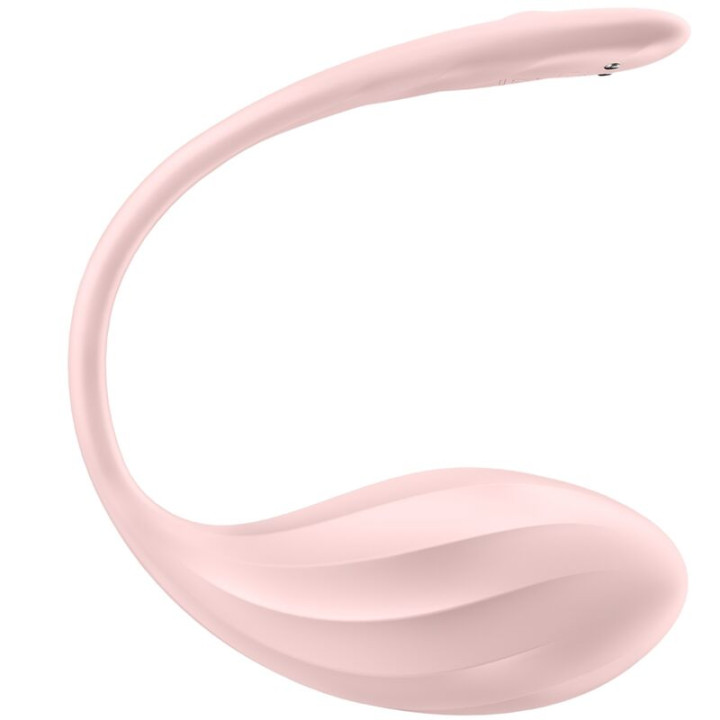 Satisfyer - Ribbed Petal Stimulateur à Distance g Point Rose Application Gratuite