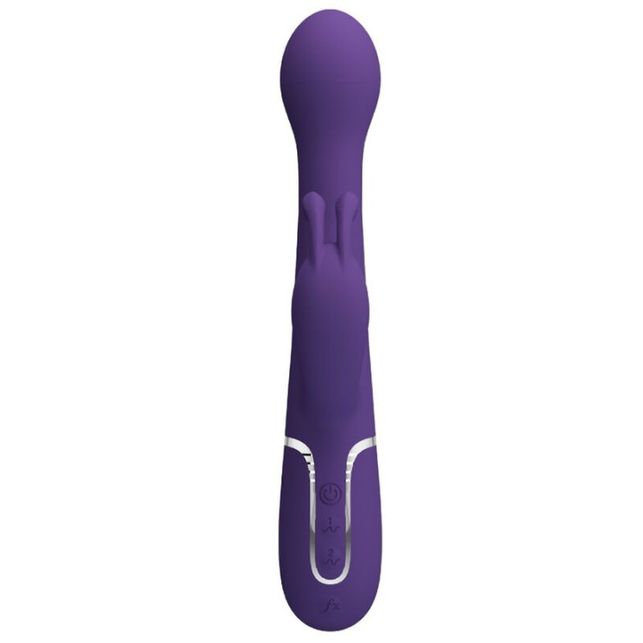 Pretty Love - Dejon Rabbit Vibrator 3 in 1 Multifunction Purple