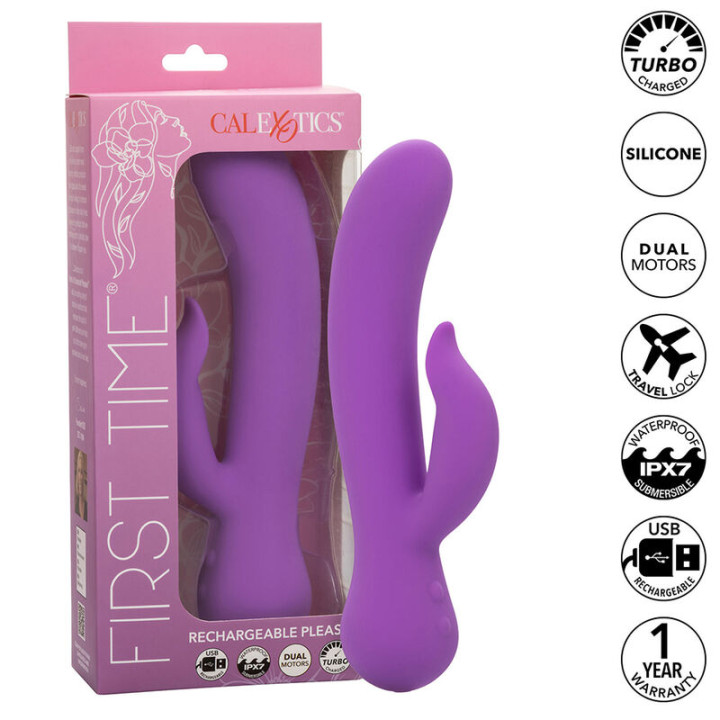 Calexotics - First Time Vibrator Pleaser Wiederaufladbar Lila