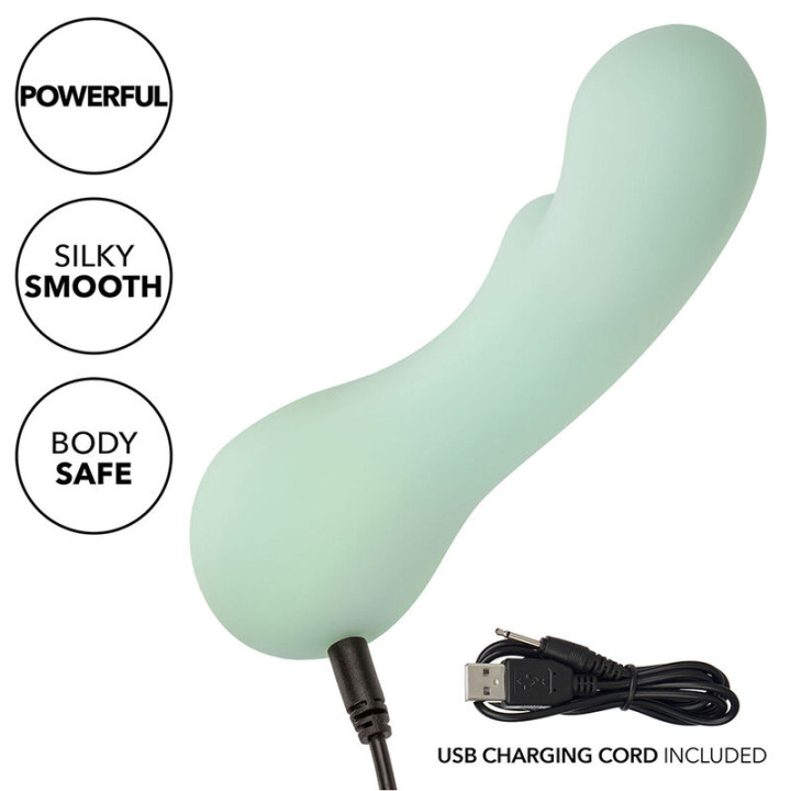 Calexotics - Pacifica Bora Bora Stimolatore Punto g 10 Vibrazioni Aqua
