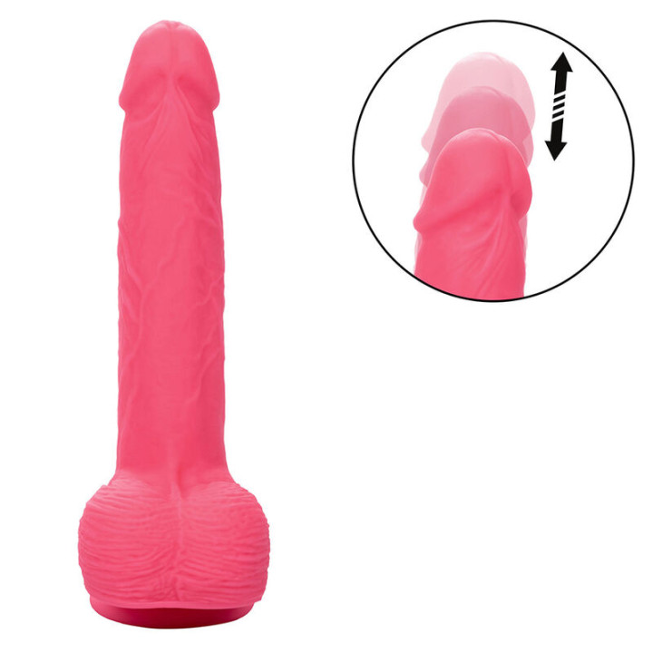 Calexotics - Studs Vibrador Realista 10 Vibrações Rosa